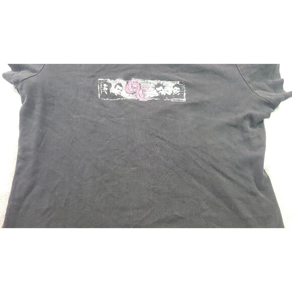 Vintage 2004 Good Charlotte Band Tee Size XL Pink GC Logo Y2K Pop Punk Shirt - Picture 4 of 8
